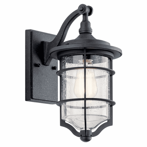 Kichler Royal Marine 1-LT 13.25" Wall Light - Distressed Black - 49126DBK