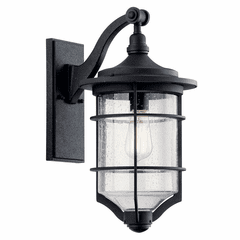 Kichler Royal Marine 18.25" 1-LT Wall Light - Distressed Black - 49127DBK