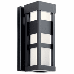 Kichler Ryler Outdoor LED Wall Light - Black - 59035BKLED Kichler Ryler Outdoor LED Wall Light - Black - 59035BKLED