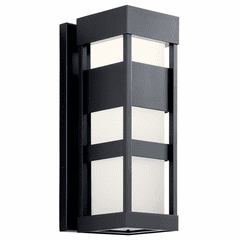 Kichler Ryler Outdoor LED Wall Light - Black - 59036BKLED Kichler Ryler Outdoor LED Wall Light - Black - 59036BKLED
