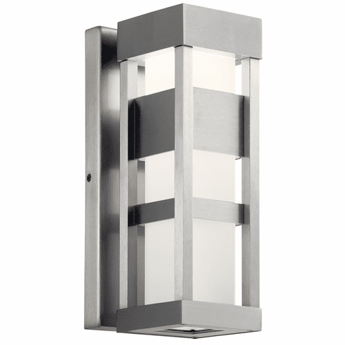 Kichler Ryler Outdoor LED Wall Light - Brushed Aluminum - 59035BALED