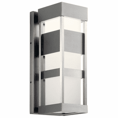 Kichler Ryler Outdoor LED Wall Light - Brushed Aluminum - 59036BALED Kichler Ryler Outdoor LED Wall Light - Brushed Aluminum - 59036BALED