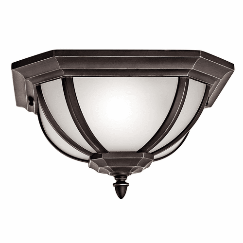 Kichler Salisbury 2-LT Flush Mount - Rubbed Bronze - 9848RZ