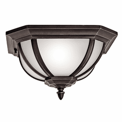Kichler Salisbury 2-LT Flush Mount - Rubbed Bronze - 9848RZ