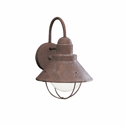 Kichler Seaside 12" 1-LT Wall Light - Olde Brick - 9022OB