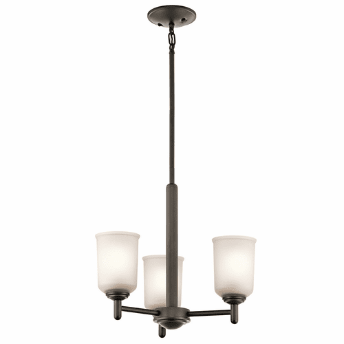 Kichler Shailene 3-LT Mini Chandelier - Olde Bronze - 43670OZ