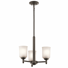 Kichler Shailene 3-LT Mini Chandelier - Olde Bronze - 43670OZ