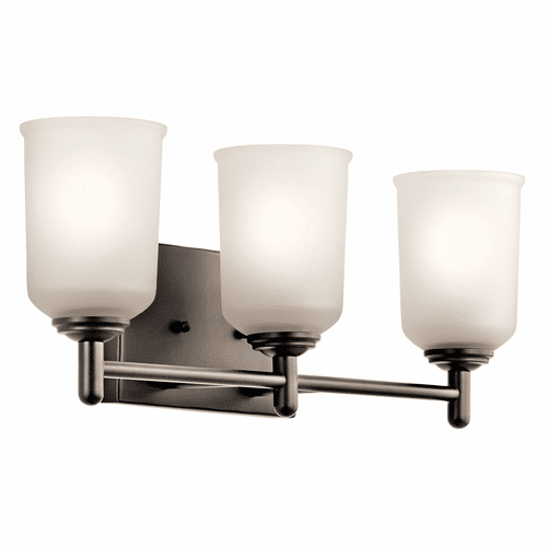 Kichler Shailene 3-LT Vanity Light - Olde Bronze - 45574OZ