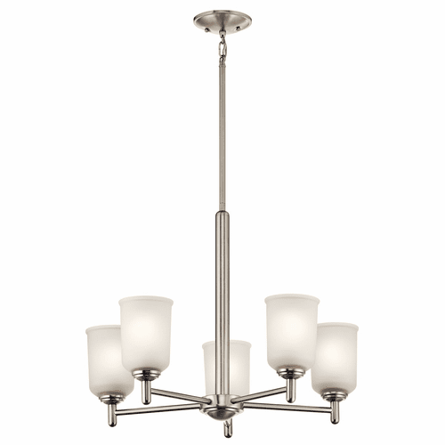 Kichler Shailene 5-LT Chandelier - Brushed Nickel - 43671NI
