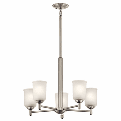 Kichler Shailene 5-LT Chandelier - Brushed Nickel - 43671NI