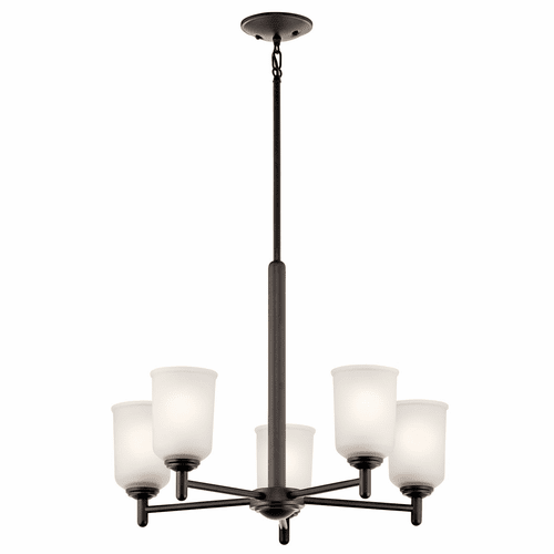 Kichler Shailene 5-LT Chandelier - Olde Bronze - 43671OZ