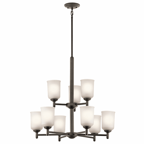 Kichler Shailene 9-LT Chandelier - Olde Bronze - 43672OZ