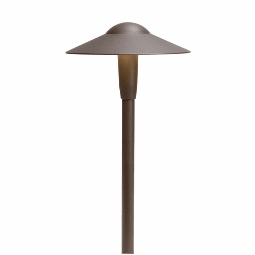 Kichler Short Dome 3000K LED Path Light - Bronze - 15811AZT30R