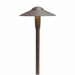 Kichler Short Dome 3000K LED Path Light - Bronze - 15811AZT30R