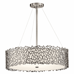 Kichler Silver Coral 4-LT Chandelier / Pendant Clasic Pewter - 43347CLP