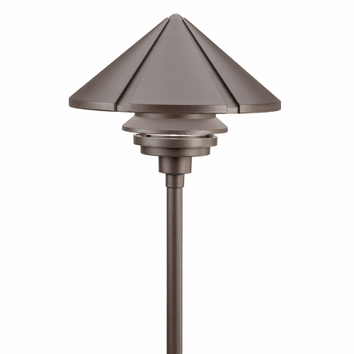 Kichler Six Groove Large One Tier 120V Path Light - Bronze - 15211AZT
