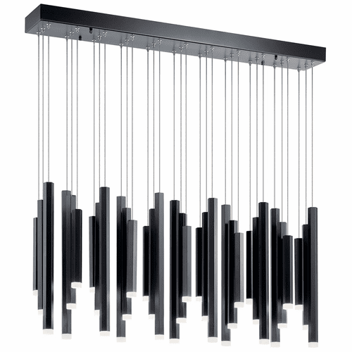 Kichler Soho 11-LT Rectangular Pendant Cluster - Black - 84099