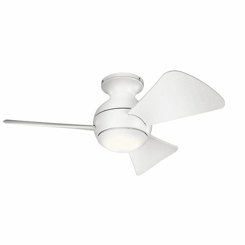 Kichler Sola LED 34" Ceiling Fan - Matte White - 330150MWH