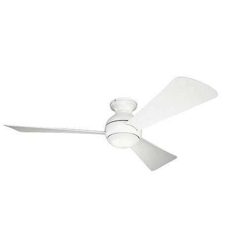 Kichler Sola LED 54" Ceiling Fan - Matte White - 330152MWH