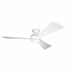 Kichler Sola LED 54" Ceiling Fan - Matte White - 330152MWH