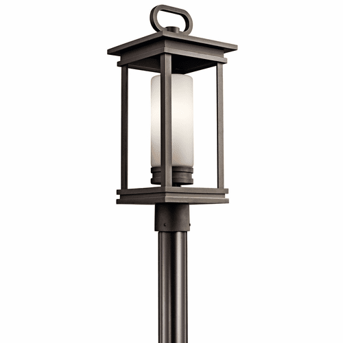 Kichler South Hope 1-LT Post Light - Rubbed Bronze - 49478RZ