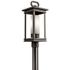 Kichler South Hope 1-LT Post Light - Rubbed Bronze - 49478RZ