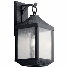 Kichler Springfield 22.25" 1-LT Wall Light - Distressed Black - 49986DBK