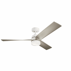Kichler Spyn LED 52" Ceiling Fan - White - 300275WH Kichler Spyn LED 52" Ceiling Fan - White - 300275WH