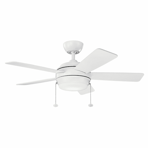 Kichler Starkk LED 42" Ceiling Fan - Matte White - 330171MWH