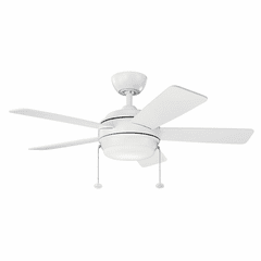 Kichler Starkk LED 42" Ceiling Fan - Matte White - 330171MWH