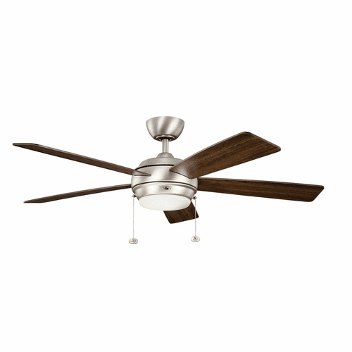 Kichler Starkk LED 52" Ceiling Fan - Brushed Nickel - 330174NI