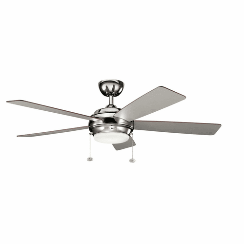 Kichler Starkk LED 52" Ceiling Fan - Polished Nickel - 330174PN