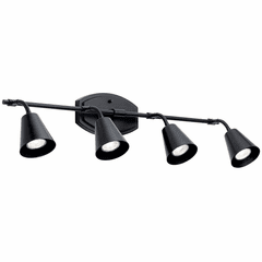 Kichler Sylvia 4-LT Rail Light - Black - 52129BK