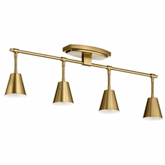 Kichler Sylvia 4-LT Rail Light - Brushed Natural Brass - 52129BNB