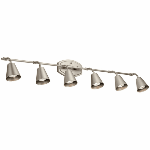 Kichler Sylvia 6-LT Rail Light - Satin Nickel - 52130SN