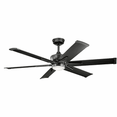 Kichler Szeplo Patio Szeplo II LED 60" Ceiling Fan - Satin Black - 300300SBK Kichler Szeplo Patio Szeplo II LED 60" Ceiling Fan - Satin Black - 300300SBK