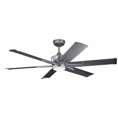 Kichler Szeplo Patio Szeplo II LED 60" Ceiling Fan - Weathered Steel - 300300WSP Kichler Szeplo Patio Szeplo II LED 60" Ceiling Fan - Weathered Steel - 300300WSP