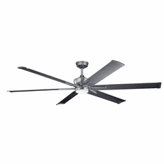 Kichler Szeplo Patio Szeplo II LED 80" Ceiling Fan - Weathered Steel - 300301WSP Kichler Szeplo Patio Szeplo II LED 80" Ceiling Fan - Weathered Steel - 300301WSP