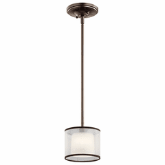 Kichler Tallie 1-LT Mini Pendant - Mission Bronze - 43152MIZ