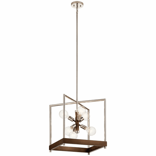 Kichler Tanis 6-LT Foyer Pendant - Auburn Stained Finish - 52092AUB