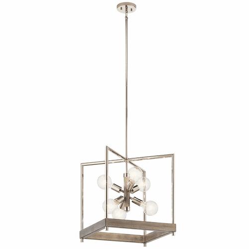 Kichler Tanis 6-LT Foyer Pendant - Distressed Antique Gray - 52092DAG