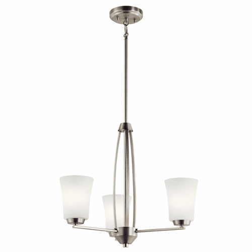 Kichler Tao 3-LT Chandelier - Brushed Nickel - 44050NI