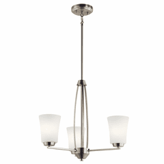 Kichler Tao 3-LT Chandelier - Brushed Nickel - 44050NI