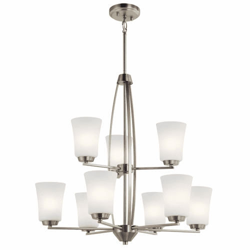 Kichler Tao 9-LT Chandelier - Brushed Nickel - 44052NI
