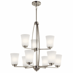 Kichler Tao 9-LT Chandelier - Brushed Nickel - 44052NI
