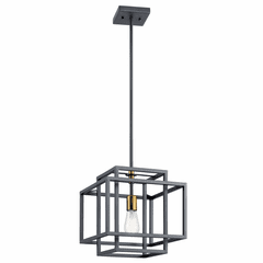 Kichler Taubert 1-LT Pendant - Black - 43982BK
