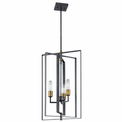 Kichler Taubert 3-LT Foyer Pendant - Black - 43983BK