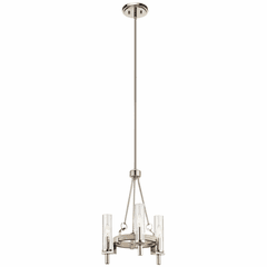 Kichler Telan 3-LT Chandelier - White Washed Wood - 44286WWW