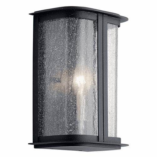Kichler Timmin 1-LT Small Outdoor Wall Light - Distressed Black - 59090DBK
