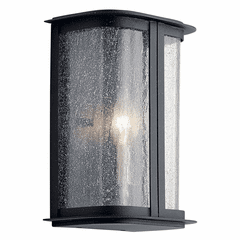Kichler Timmin 1-LT Small Outdoor Wall Light - Distressed Black - 59090DBK